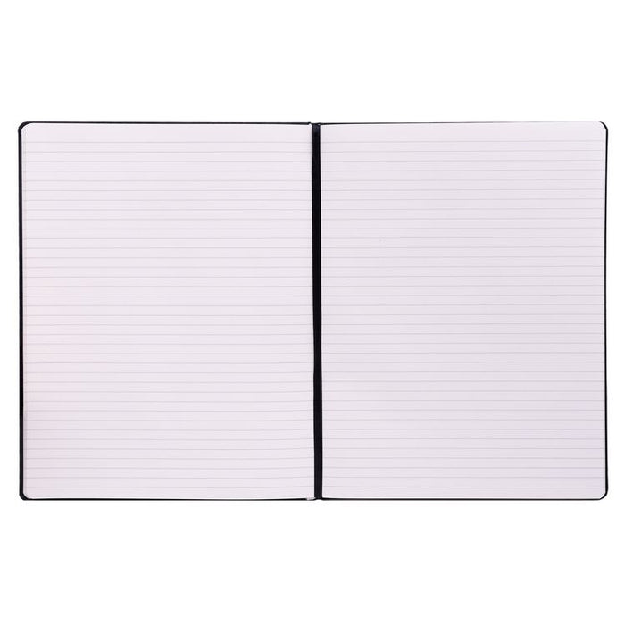 Soft Cover Notebook, College Rule, Black Cover, (96) 11 x 8.5 Sheets