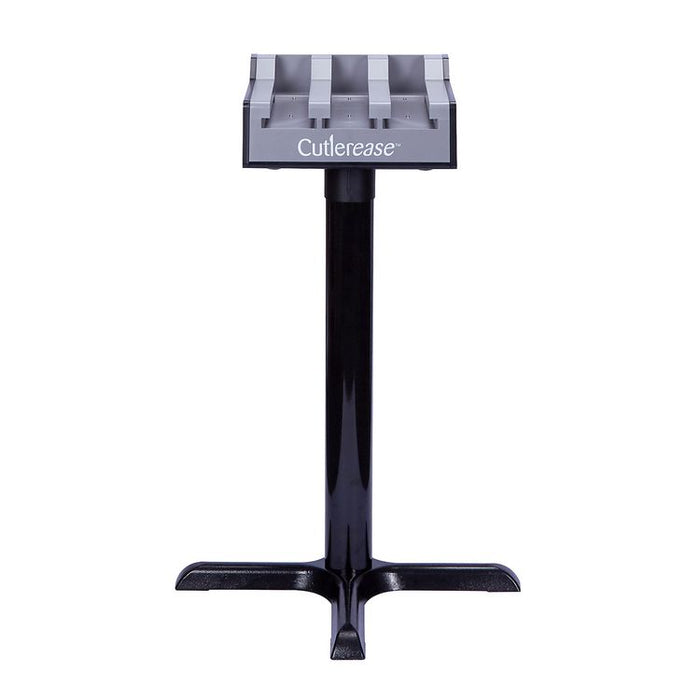 Cutlerease Base, Holds 3 Dispensers, 12.5 x 12.5 x 5.25, Gray/Black