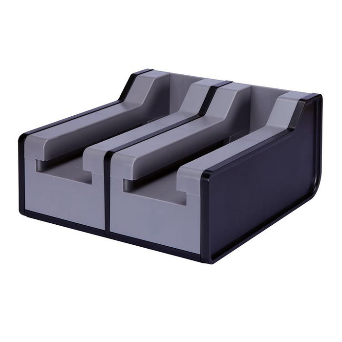 Cutlerease Base, Holds 2 Dispensers, 10.25 x 11 x 5.25, Gray/Black