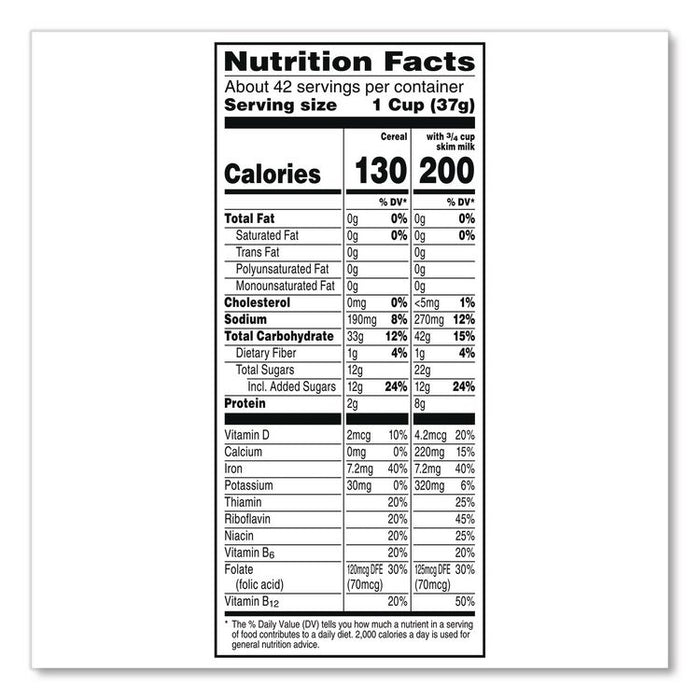 Frosted Flakes Breakfast Cereal, 2 Bags/61.9 oz Box, 2 Boxes/Carton