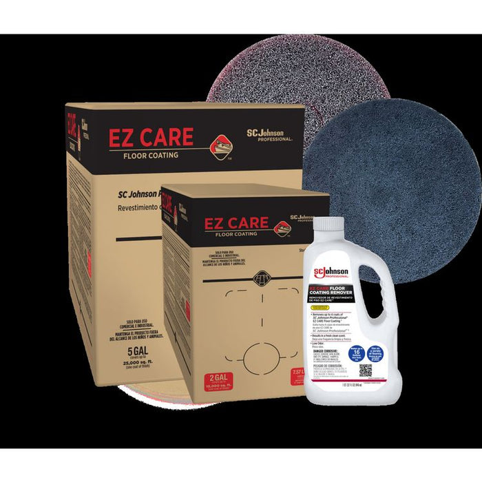 EZ Care Polishing Pad, 27" Diameter, Black/Gray, 2/Carton