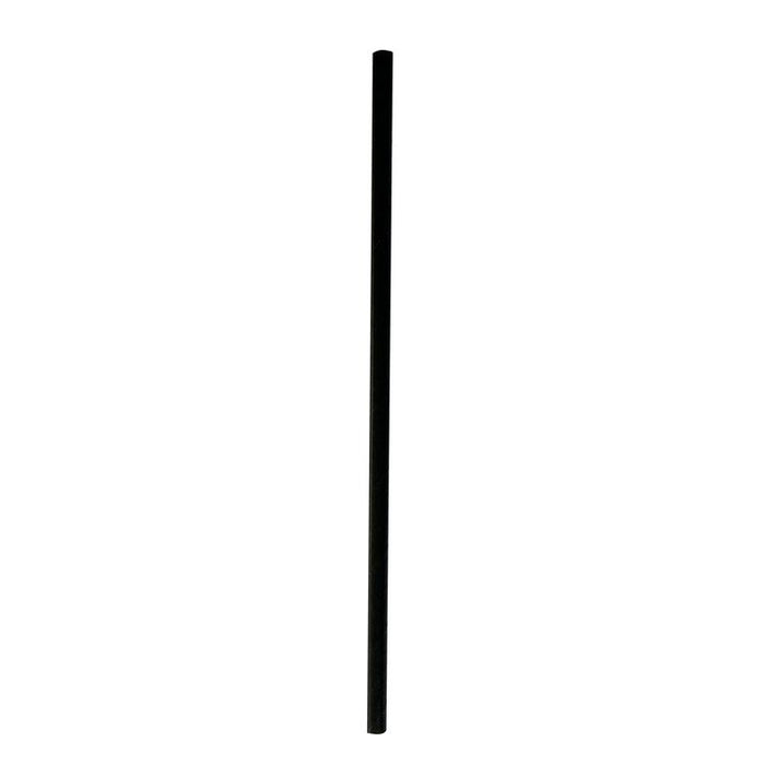 Wrapped Jumbo Paper Straws, 7.75", Paper, Black, 320/Pack, 4 Packs/Carton
