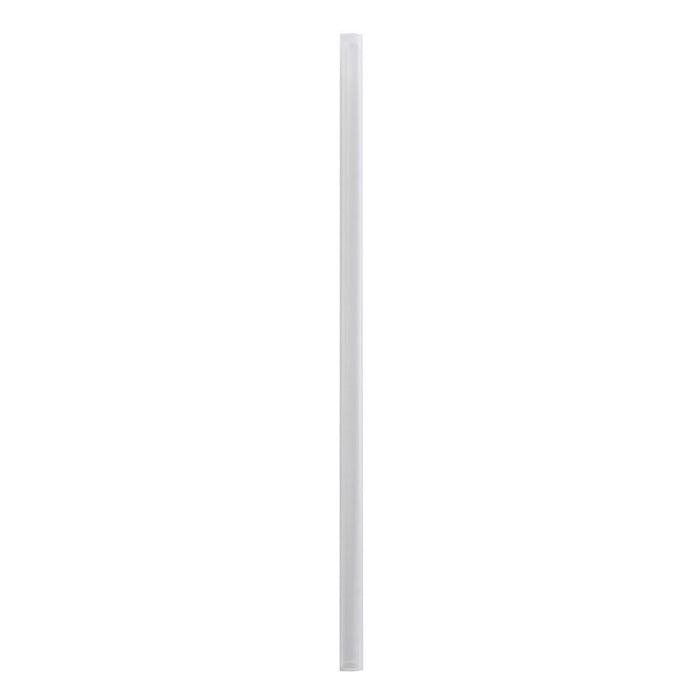 Giant Straws, 7.75", Polypropylene, Clear, 150/Pack, 10 Packs/Carton