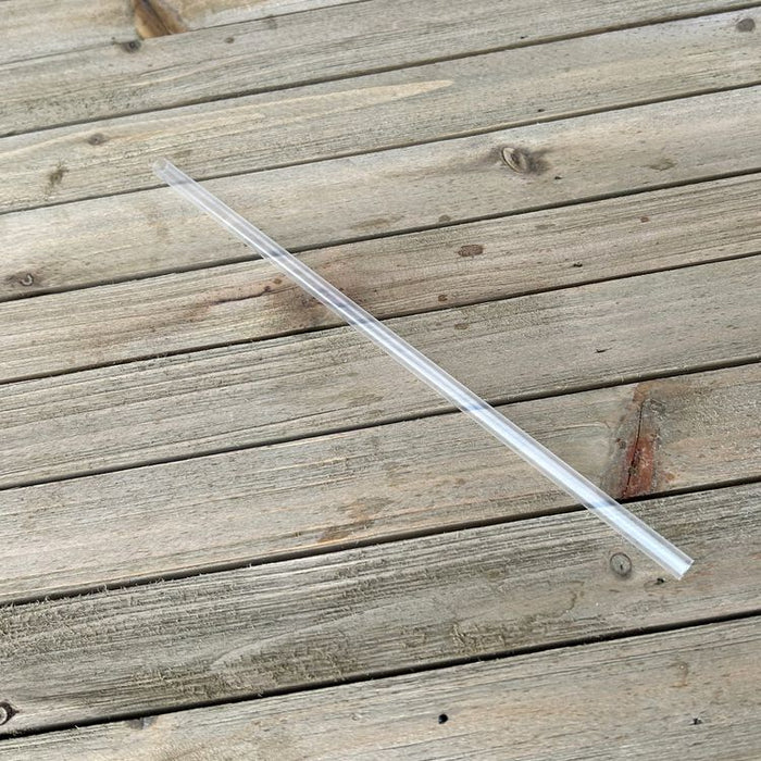 Jumbo Straws, 7.75", Polypropylene, Clear, 250/Pack, 10 Packs/Carton