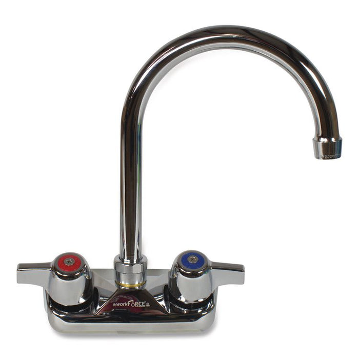 WorkForce Standard Duty Faucet, 9.5" Height/5" Reach, Chrome-Plated Brass