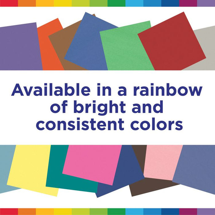 SunWorks Construction Paper, 50 lb Text Weight, 12 x 18, White, 50/Pack, 25 Packs/Carton