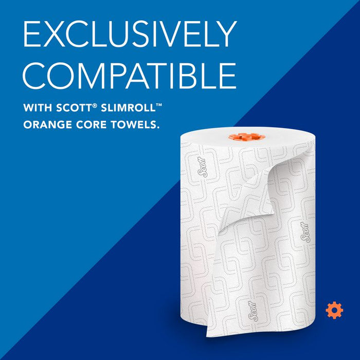 Slimroll Manual Towel Dispenser, 12.65 x 13.02 x 7.18, White