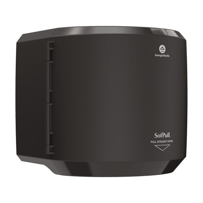 SofPull CenterPull Hand Towel Dispenser, 10.13 x 10.58 x 11.33, Black