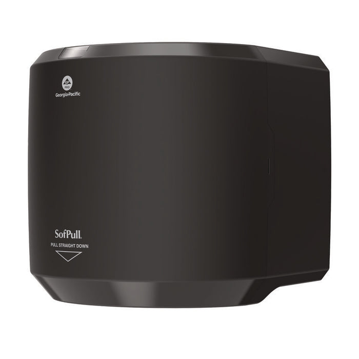 SofPull CenterPull Hand Towel Dispenser, 10.13 x 10.58 x 11.33, Black