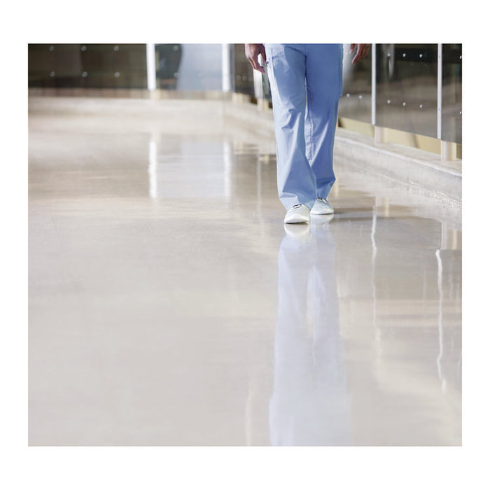 Low-Speed Buffer 5100 Floor Pads, 15" Diameter, Red, 5/Carton